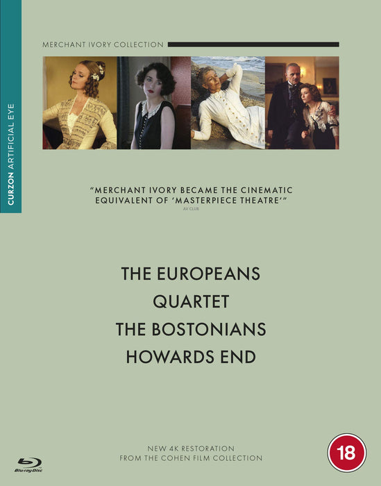 Merchant Ivory Boxset BD (The Europeans / Quartet / The Bostonians / Howard's End)