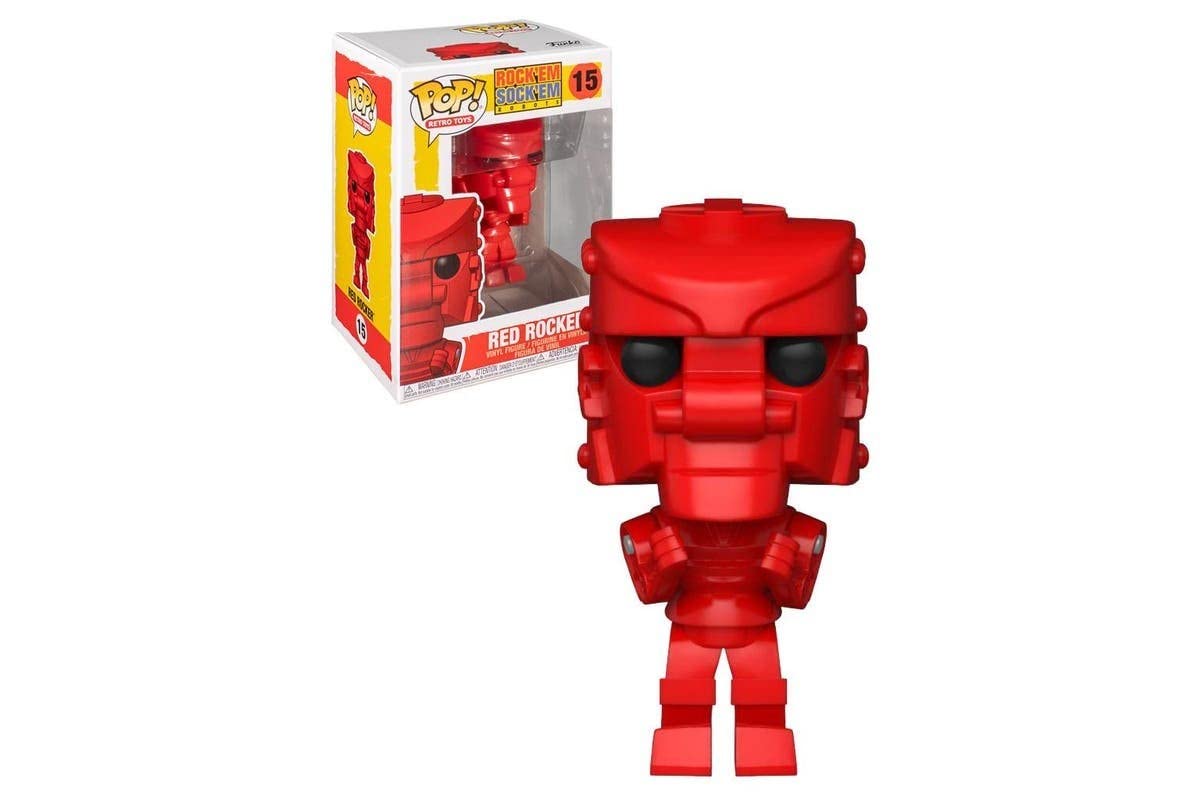 Funko POP! Vinyl: Mattel-Rock 'Em Sock 'Em RobotEmSockEm Robot - (Red) Rock 'Em Sock 'Em Robot Sock ‘Em - Red - Rock Em Sock Em Robots - Collectable Vinyl Figure - Gift Idea - Official Merchandise