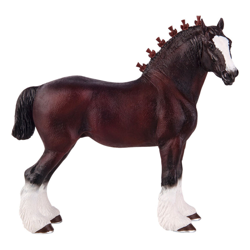 ANIMAL PLANET Farm Life Shire Horse Toy Figure, Multi-colour (387290)