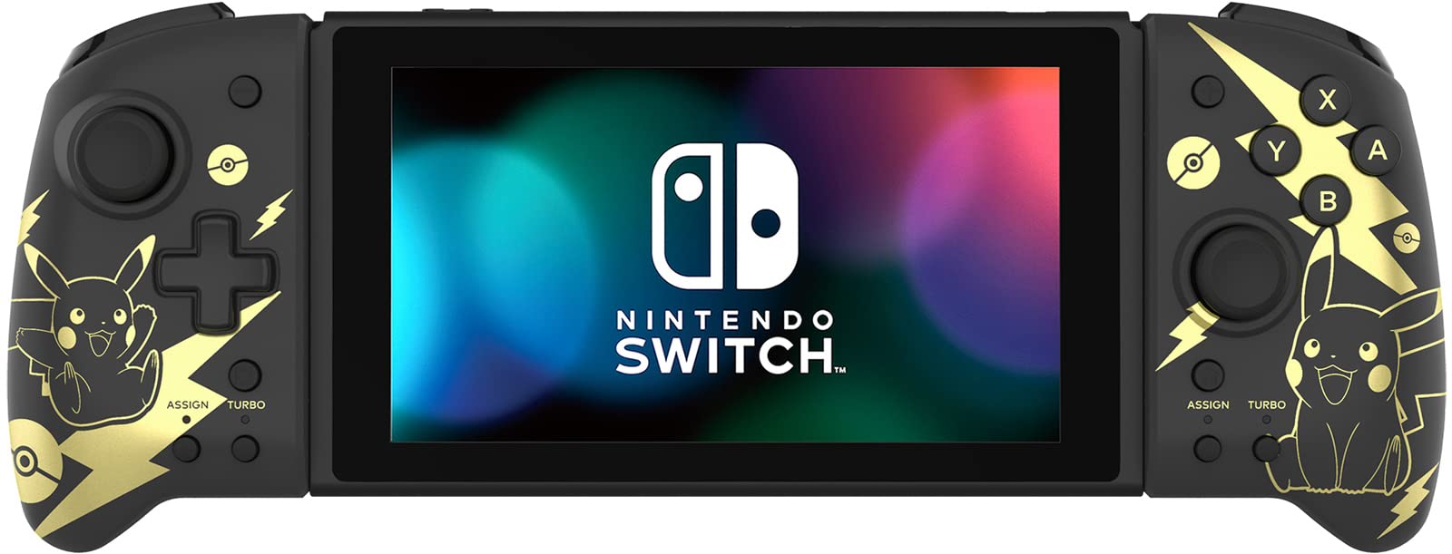 HORI Split Pad Pro (Pikachu Black & Gold) for Nintendo Switch (Nintendo Switch) Pokemon Black & Gold
