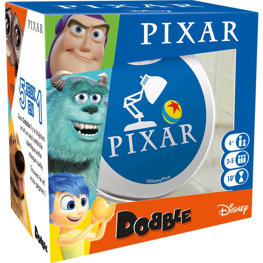 Dobble Pixar Card Game