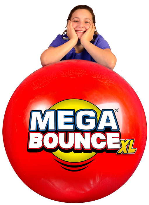 Mega Bounce XL | The Huge Inflatable Bouncy Ball by Wicked Vision | 2.51 Metre Circumference | Foot Pump Included