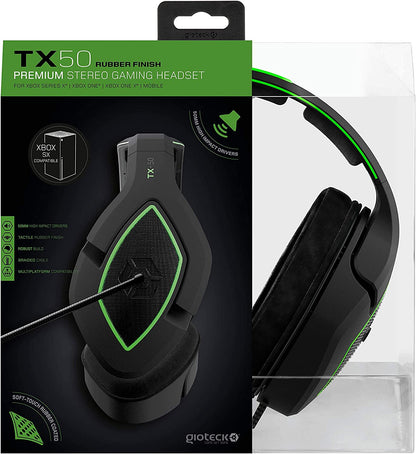 TX-50 Wired Stereo Gaming Headset (Xbox Series X) Black