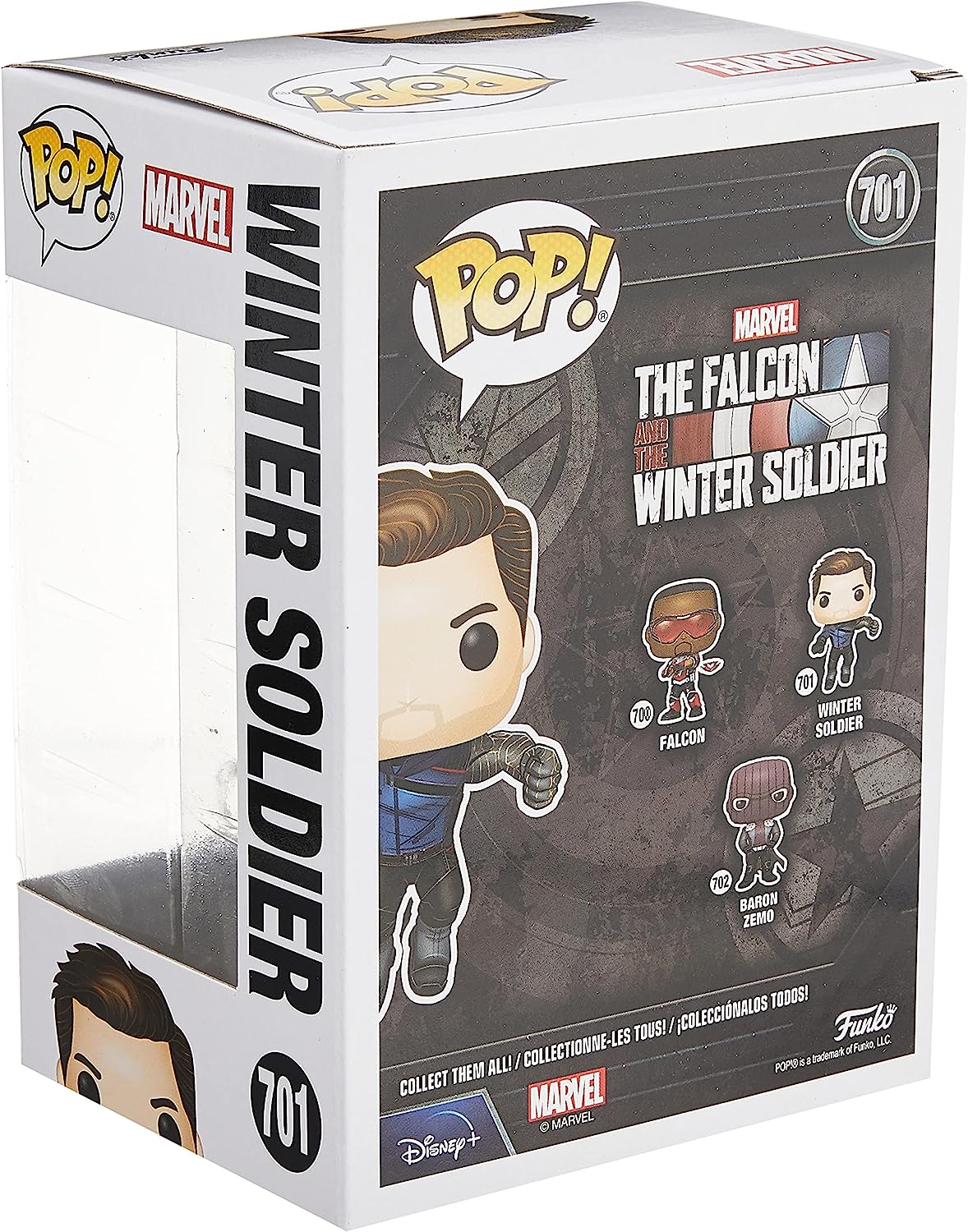 Funko POP! Marvel: the Falcon & Winter Soldier - Winter Soldier - the Falcon and the Winter Soldier - Collectable Vinyl Figure - Gift Idea - Official Merchandise - Toys for Kids & Adults - TV Fans Pop! Vinyl