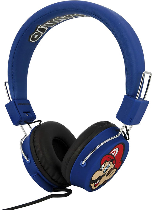 OTL Technologies SM0655 Folding Wired Headphones - Super Mario and Lugi for Ages 8+