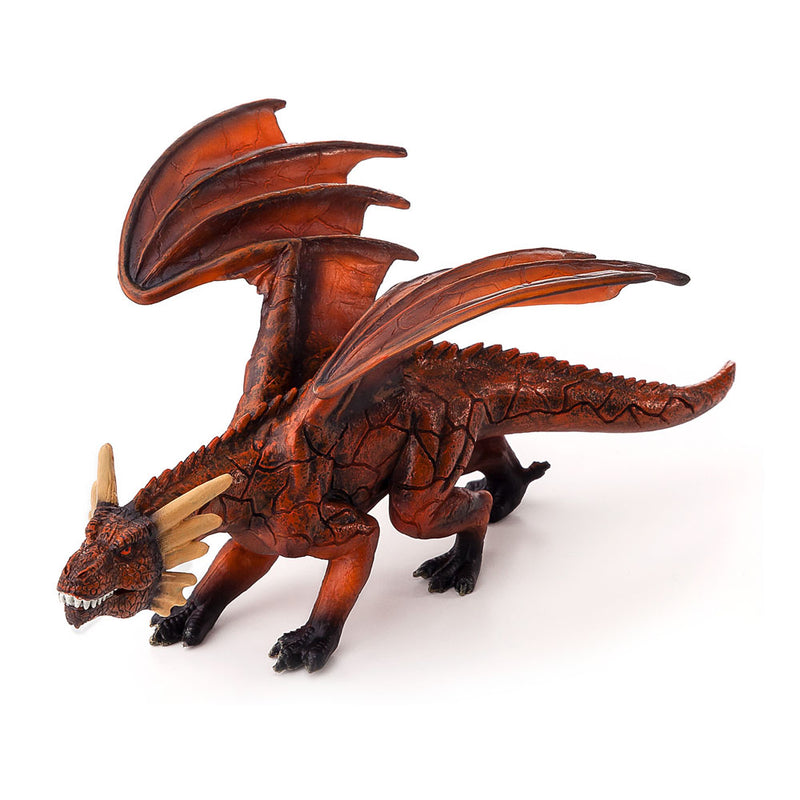 ANIMAL PLANET Fantasy Fire Dragon with Articulated Jaw Toy Figure, Multi-colour (387253)