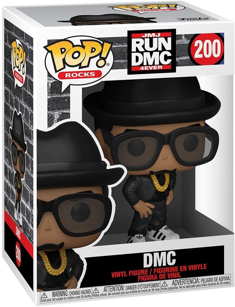 Funko POP! Rocks: Run DMC - Darryl McDaniels - Collectable Vinyl Figure - Gift Idea - Official Merchandise - Toys for Kids & Adults - Music Fans - Model Figure for Collectors and Display POP! Standard