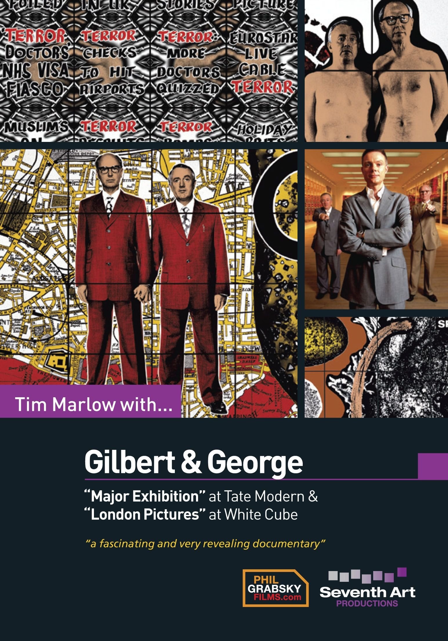 Tim Marlow With Gilbert & George