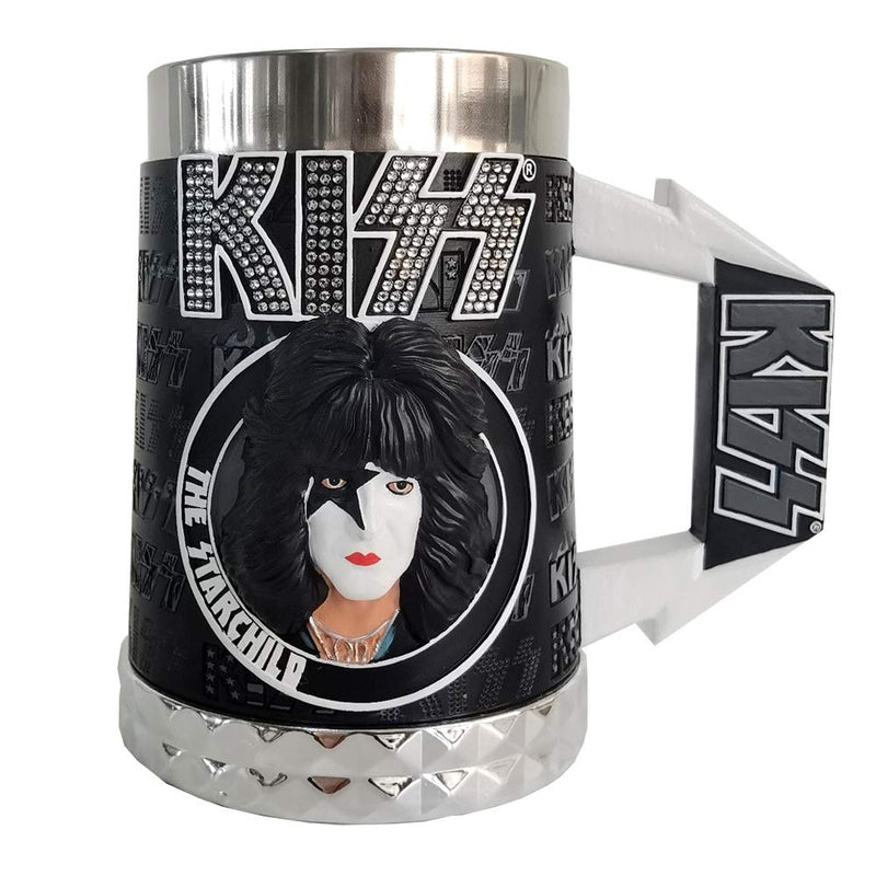Nemesis Now Officially Licensed KISS Glam Range Paul Stanley The Starchild Tankard, Black, 15.5cm