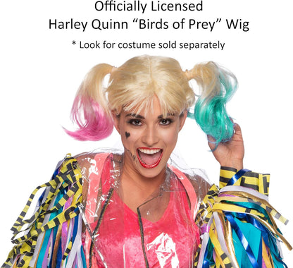 Rubie's, Rubies Damen Perruque Harley Quinn Kostümzubehör Eine Größe Passt Allen Erwachsenen
