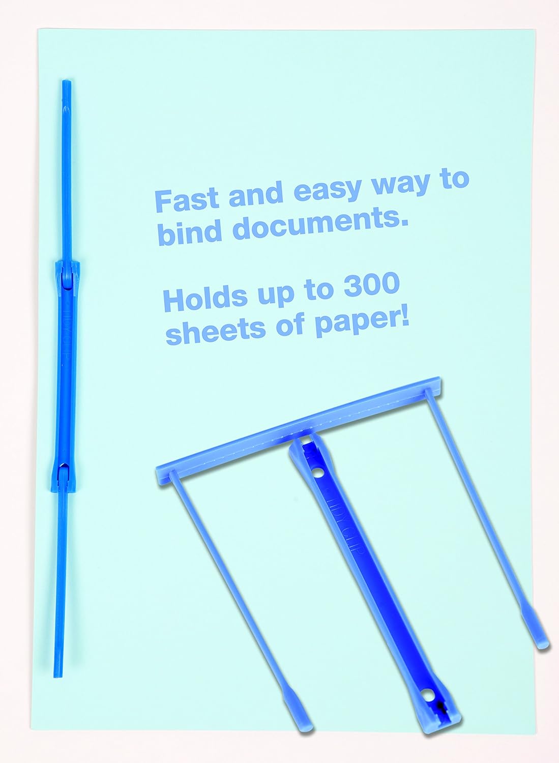 Seco E-Clip Plastic Filing Clip - Blue (Pack of 20
