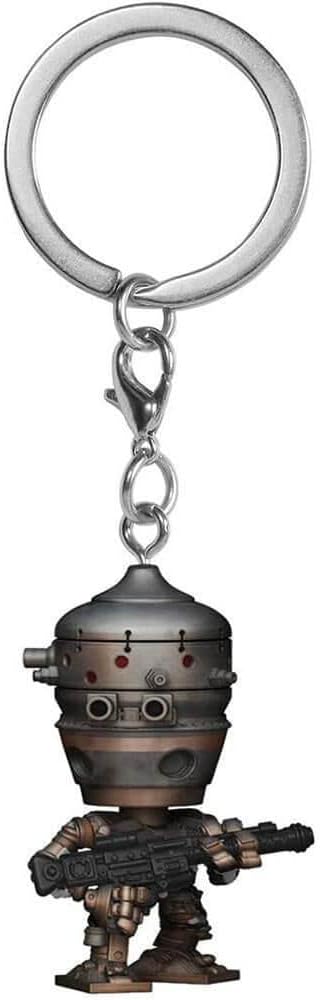 Funko Pop! Keychain: Star Wars: the Mandalorian - Coconut - IG-11 Novelty Keyring - Collectable Mini Figure - Stocking Filler - Gift Idea - Official Merchandise - TV Fans - Backpack Decor