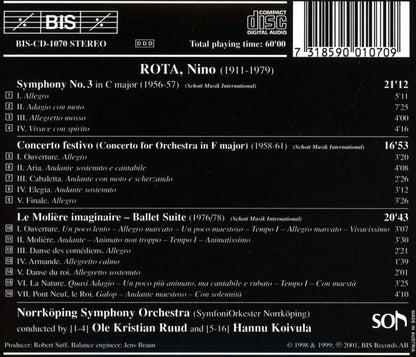Symphony No. 3 (Norrkoping So, Koivula)