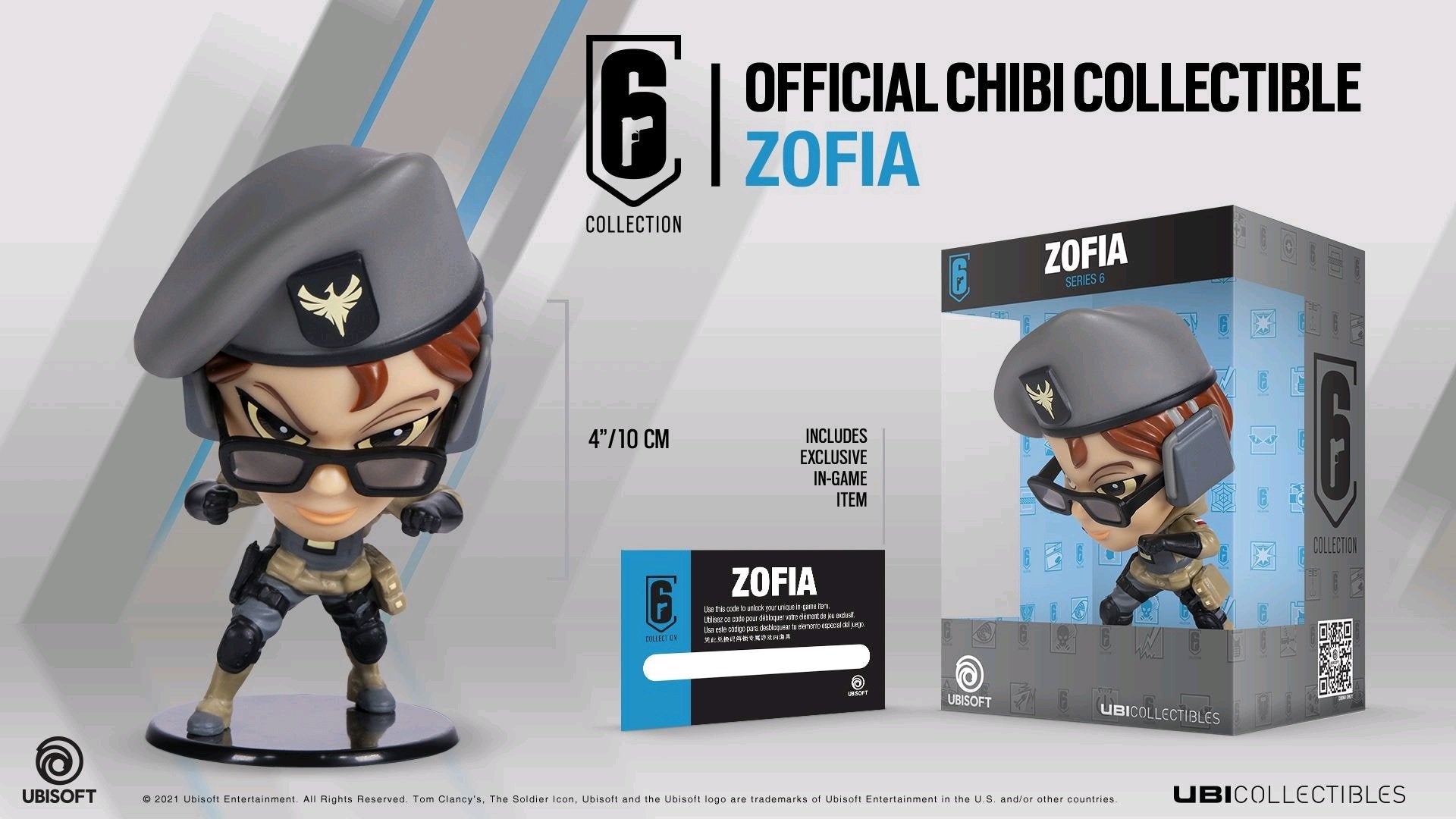 Ubisoft Six Collection – Zofia Figur (Rainbow Six Siege, Serie 6