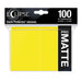 Eclipse Matte Standard Card Sleeves: Lemon Yellow (100)