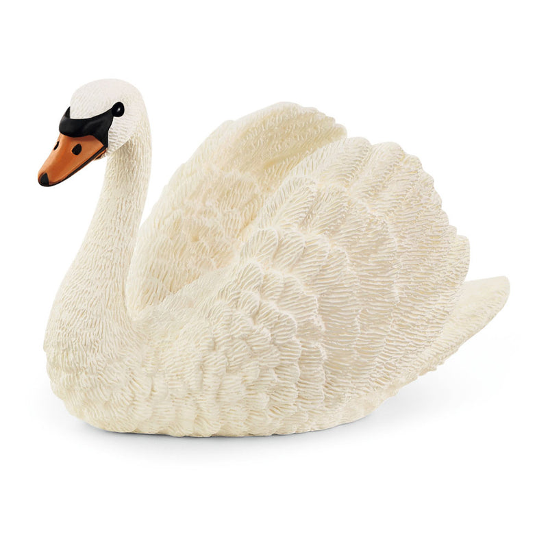 SCHLEICH Farm World Swan Toy Figure, White (13921)