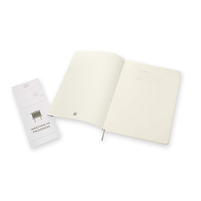 Moleskine A4 Size 21 x 29.7 cm Pro Notebook, Office Notebook, Soft Cover with Elastic Closure, Organised Layout with Detachable To-Do-List , Colour Black, 192 Pages