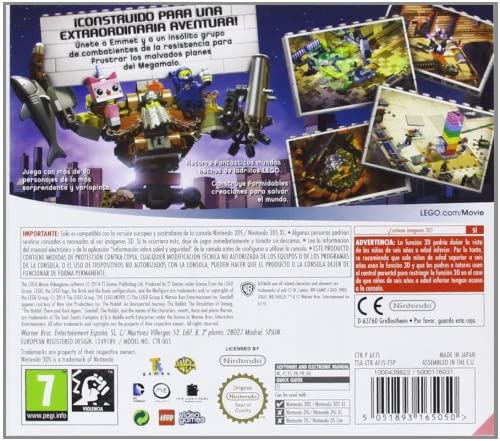 Nintendo 3DS - Lego Movie: Videogame  (English In Game) (Es)