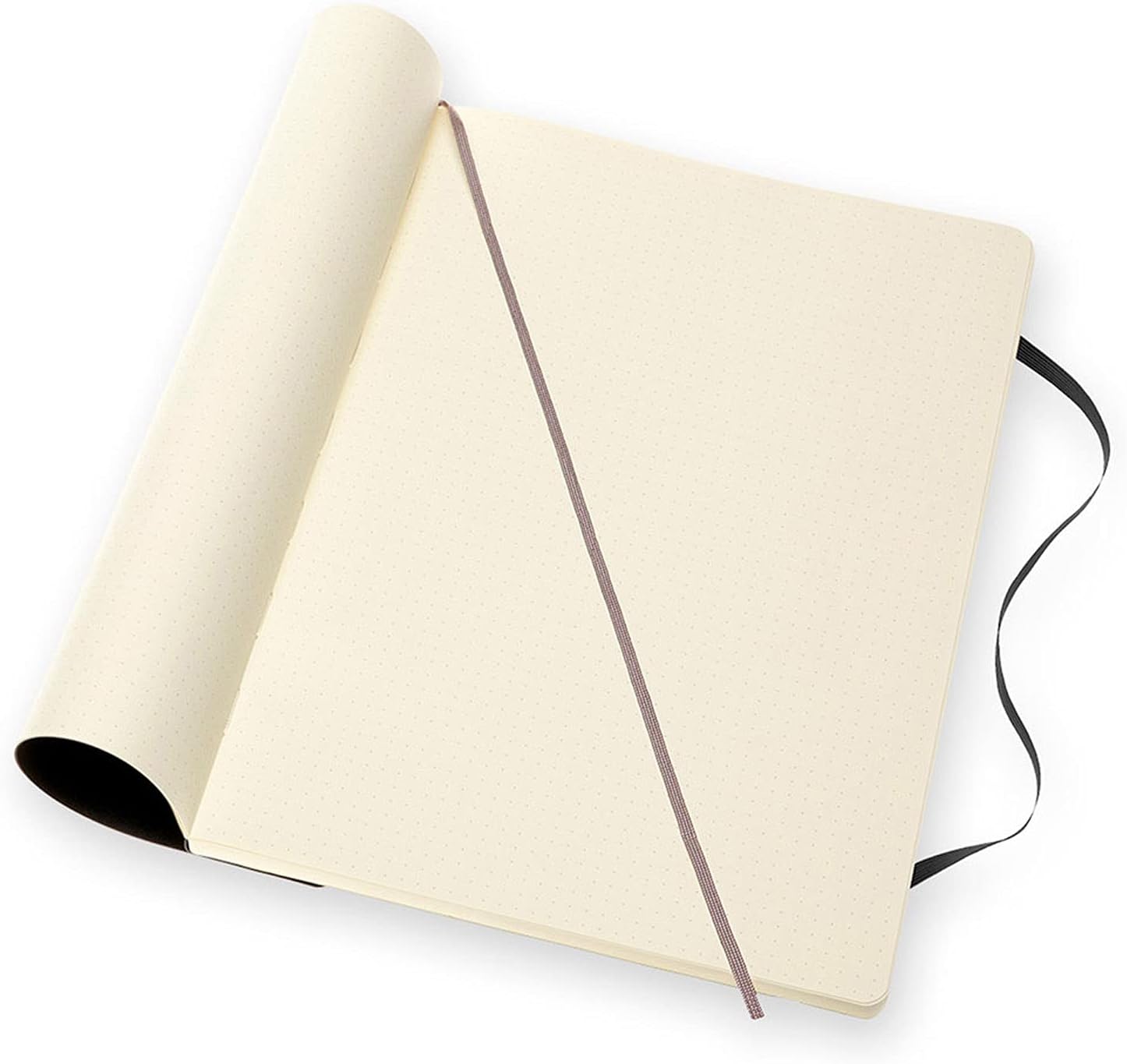 Moleskine Classic Dotted Notebook, Notebook with Soft Cover and Elastic Closure, Dimensions A4 21 x 29.7 cm, Colour Black, 192 Pages Black A4 Dotted