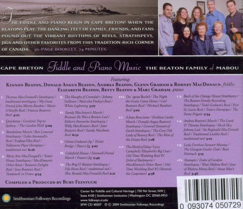 Cape Breton Fiddle and Piano Music