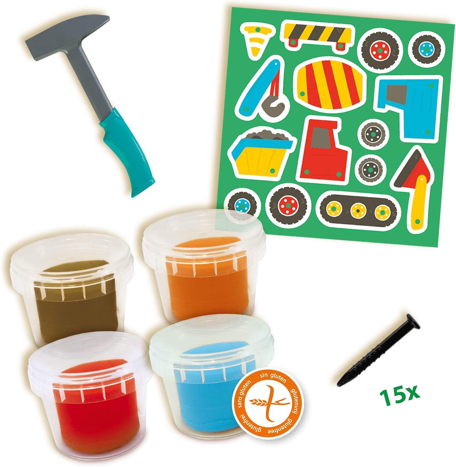 SES Creative 438 Dough-Construction Vehicles