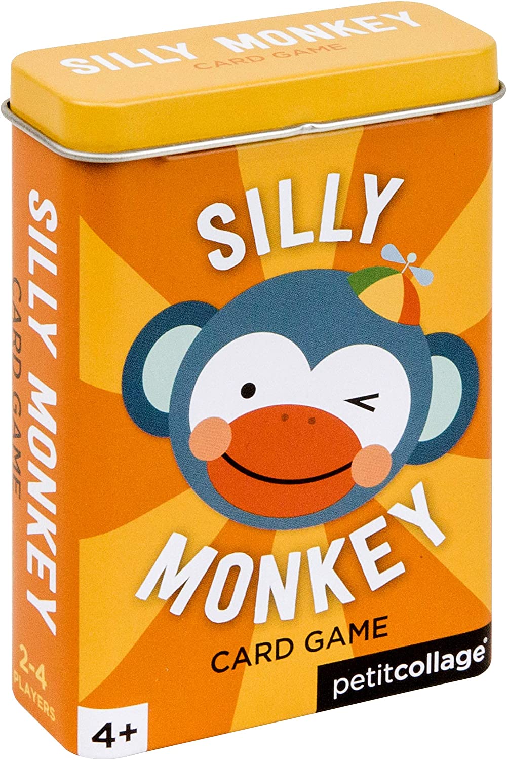 Petit Collage Silly Monkey Card Game Multicolor, PTC256
