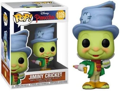 Funko Pop! Disney: Enamel Pinocchio - Street Jiminy Cricket- Figurine en Vinyle à Collectionner - Idée de Cadeau - Produits Officiels - Jouets pour Les Enfants et Adultes - Movies Fans