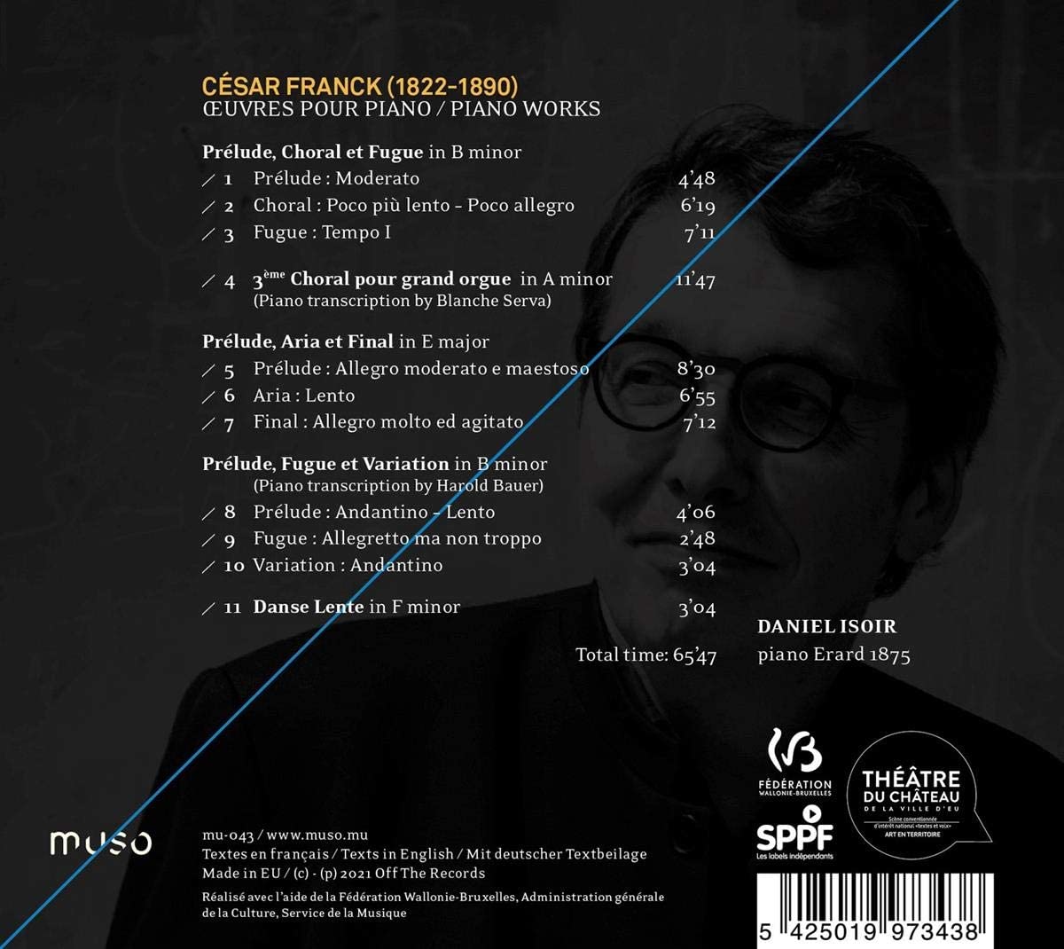 César Franck :Triptyques. Piano Works