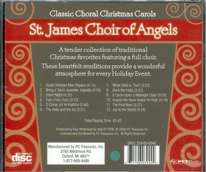 St. James Choir of Angels, Classic Choral Christmas Carols