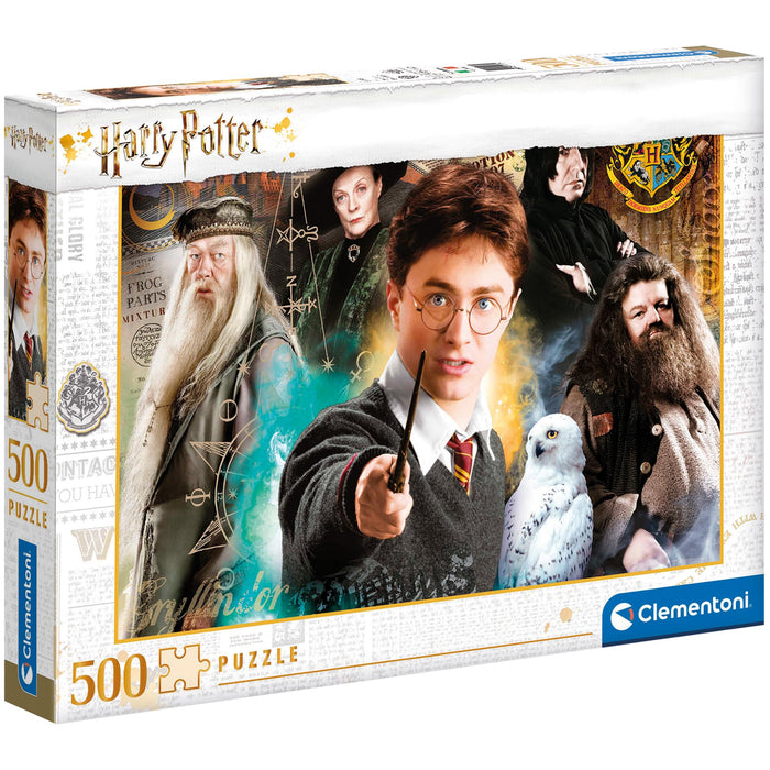 Clementoni 35083, Harry Potter Puzzle for Children and Adults, 500 pieces, Ages 10 Years Plus Single