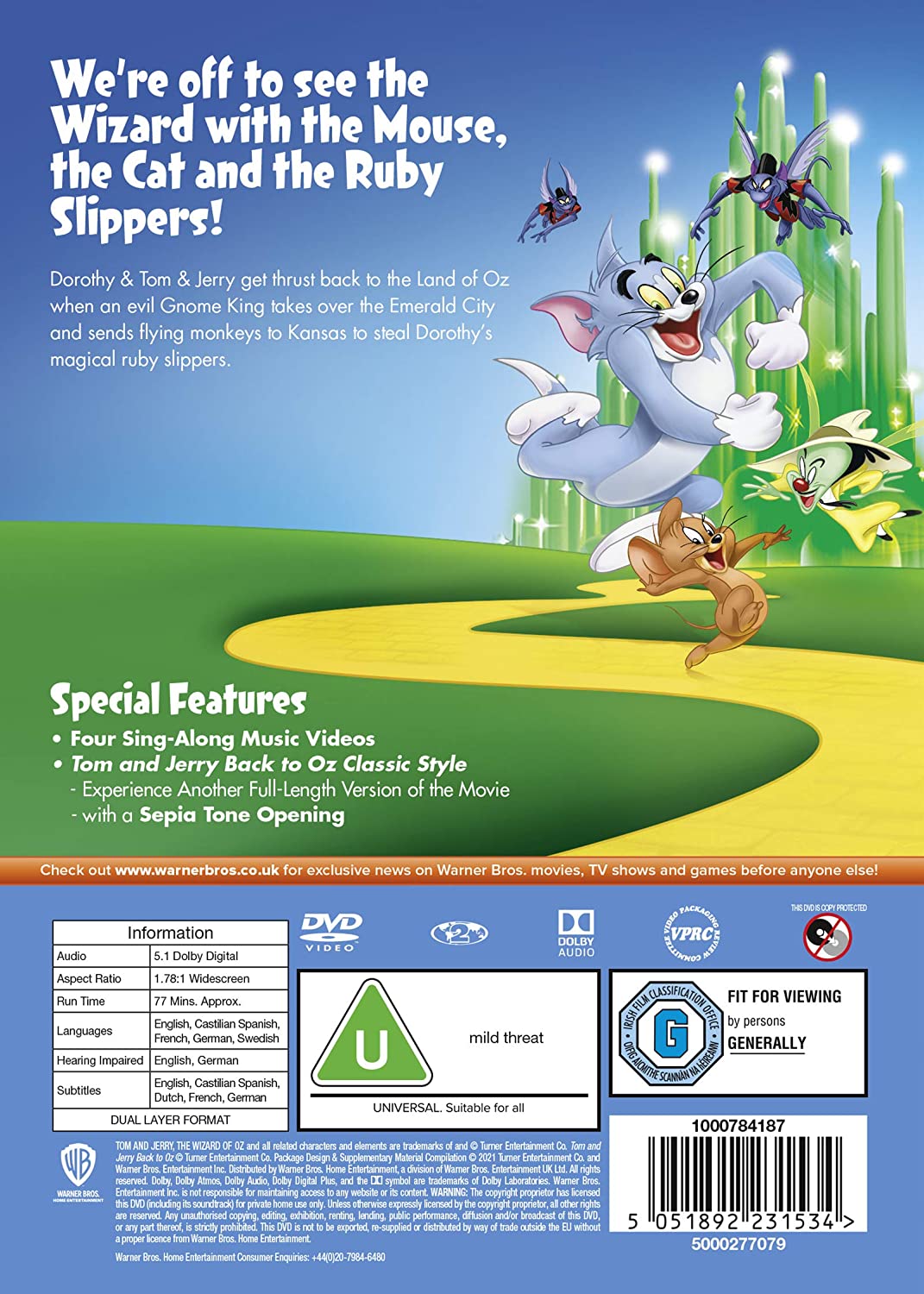 Tom and Jerry: Back to Oz