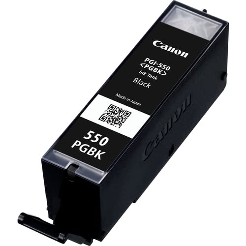 Canon PGI-550 original Tintenpatrone Schwarz für Pixma Inkjet Drucker MX725-MX925-MG5450-MG5550-MG5650-MG6350-MG6450-MG6650-MG7150-MG7550-iP7250-iP8750-iX6850