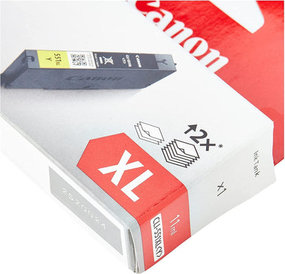 Canon Cli-551xl High Capacity Ink Cartridge, Yellow - CLI551Y XL