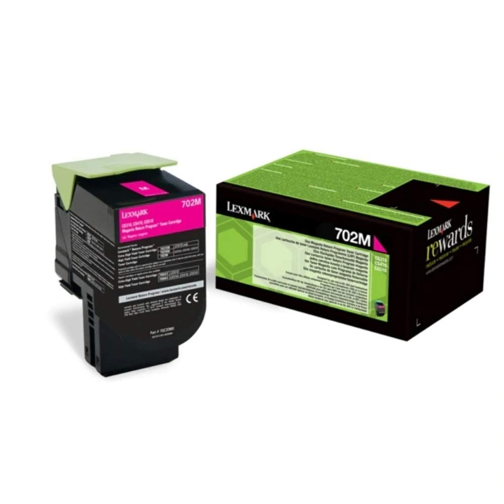 Lexmark 702m Return Program Toner Cartridge - Magenta, c20m0