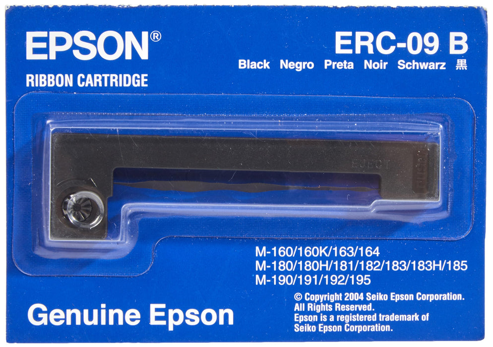 Epson Ribbon ERC-09 for M160 163 164 180, Black, Genuine 1 Black
