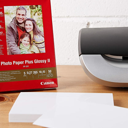 Canon PP201 Plus Glossy II - 10cm x 15cm Photo paper for quality output with a glossy finish
