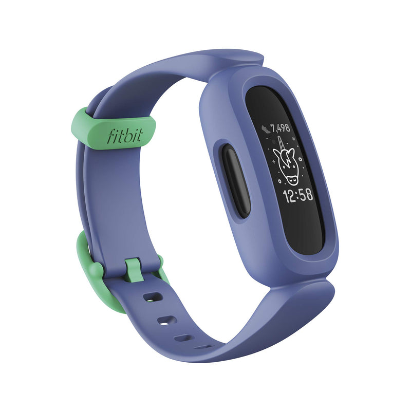 Fitbit Ace 3 Activity Tracker for Kids with Animated Clock Faces, Up to 8 days battery life & water resistant up to 50 m Blue / Green Ace 3 Single
