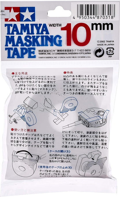 Tamiya 300087031 Masking Tape with Dispenser 10 mm x 18 m
