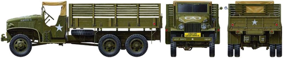 Tamiya 300032548 – 1:48 scale WWII US 2.5 Ton Reserve Truck 6 x 6 (1)
