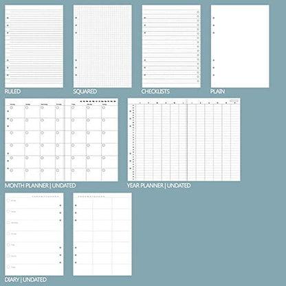 Filofax 023621 A5 Clipbook - Duck Egg