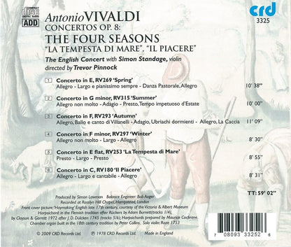Antonio Vivaldi: Concertos Op. 8, The Four Seasons