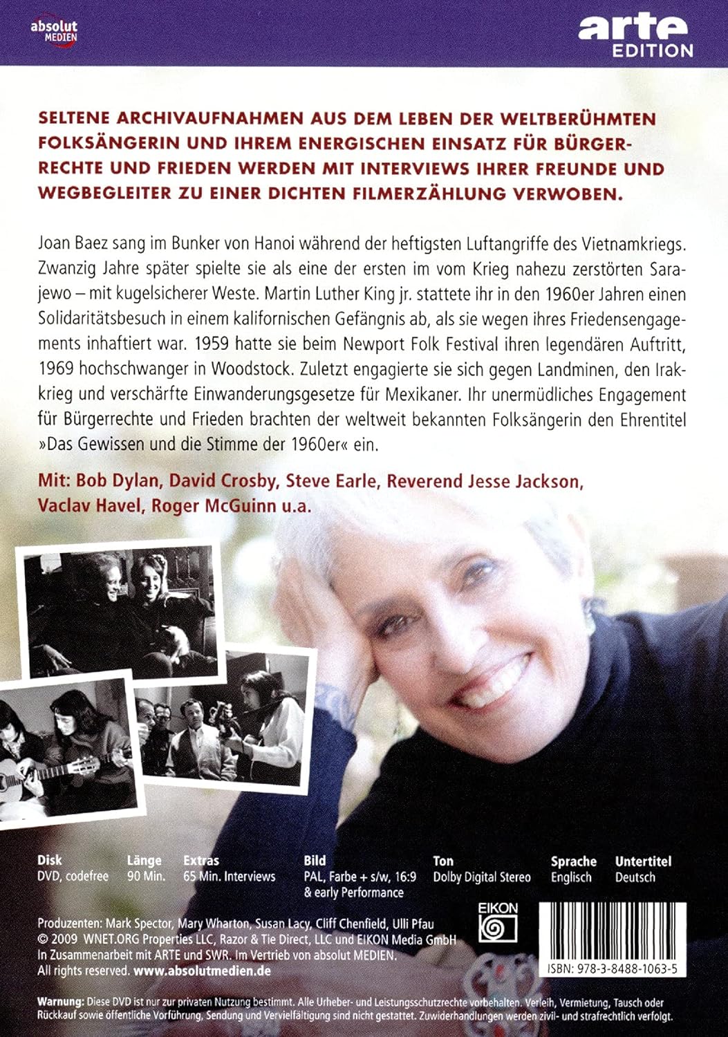 Joan Baez - How Sweet the Sound (OmU)