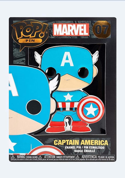 Funko Pop! Pin: Marvel - Captain America