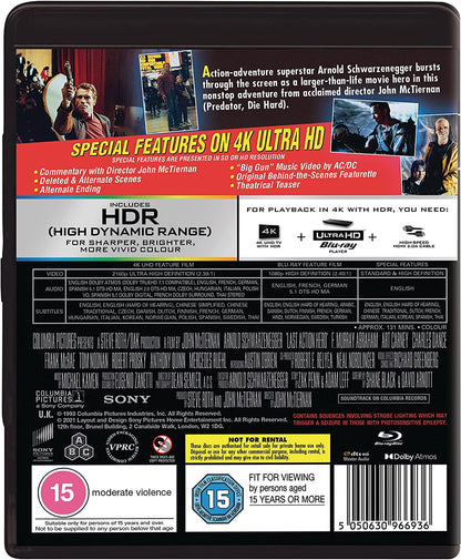 Last Action Hero (2 Discs - 4k Ultra-HD & BD)