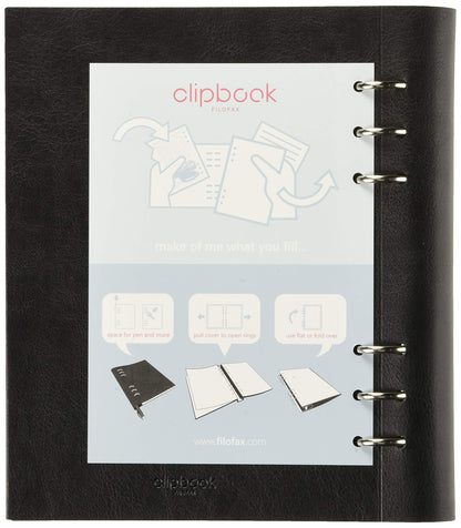 Filofax A5 Clipbook Classic black