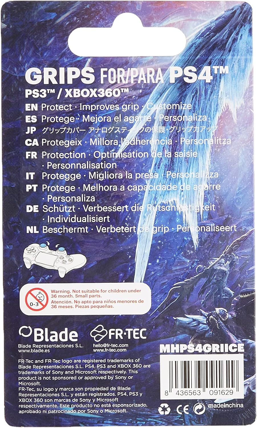 Monster Hunter World Iceborne Thumb Grips (PS4)
