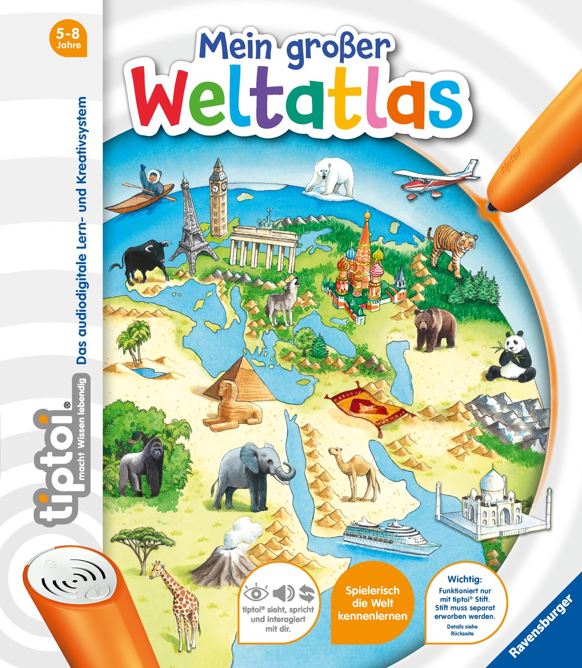 Tiptoi� Mein Grober Weltatlas - (German Import)
