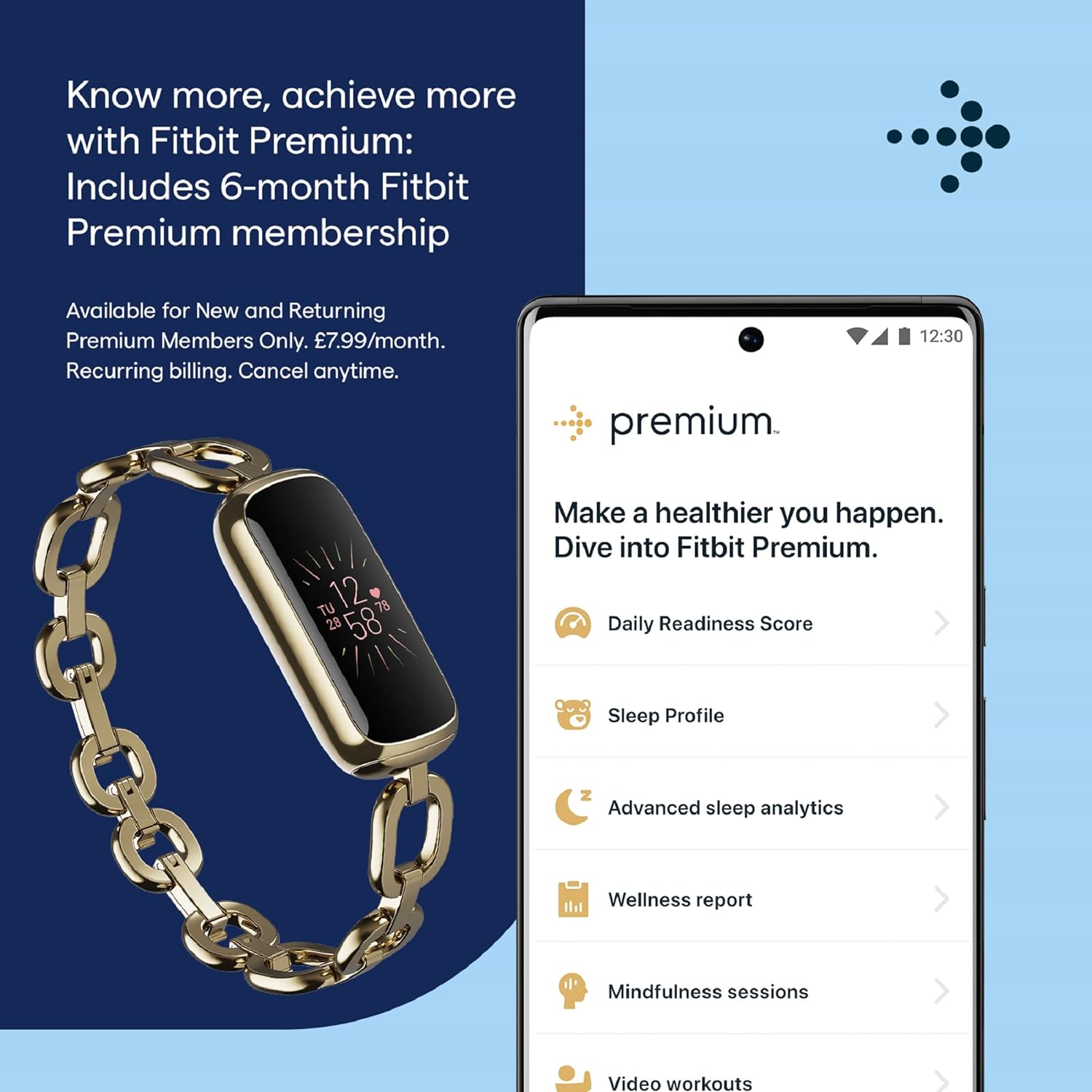 Fitbit Luxe Special Edtn Soft Goldpeony