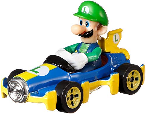 Toys - Hot Wheels - Mario Kart - Die-cast - Luigi /Toys