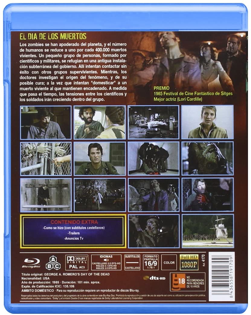 George A. Romero's Day of the Dead (Day of the Dead, Spain Import, see details for languages)